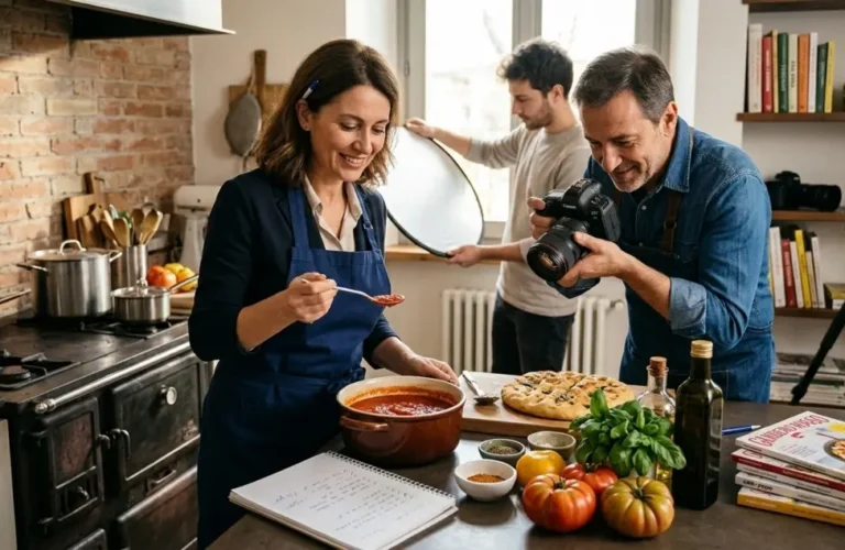 gruppo di persone che cucina