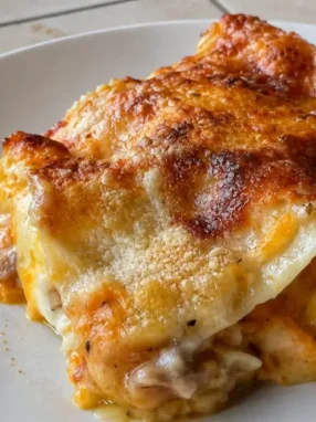 Lasagne alla zucca e speck con besciamella e scamorza
