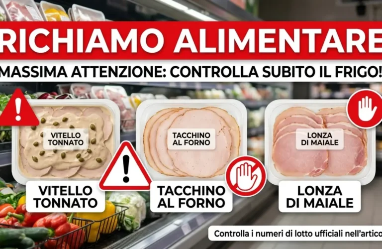 Avviso di richiamo alimentare Eurospin e AMM53 per rischio listeria su vitello tonnato, tacchino e lonza