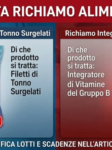 Richiamo alimentare filetti di tonno IN's Mercato e integratore Pediavit