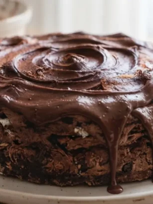 Torta cioccolatino fredda senza cottura con crema al mascarpone